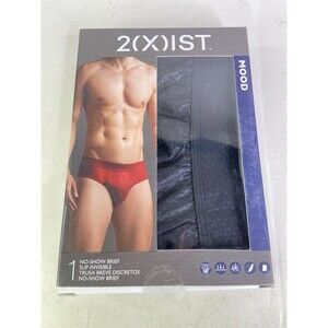 2xist Mood No Show Brief Underwear Black Beauty Mens Size S